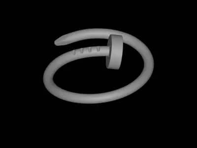 NAIL - RING - SMALL VERSION 3D print model