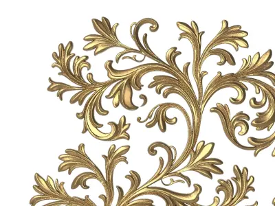decorative pattern ready for 3D printing 3D model 25