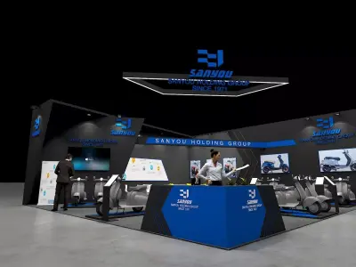 exhibition 3D model