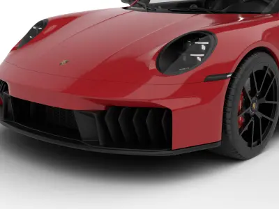 Porsche 911 Carrera 4GTS 2025 3d model 3D model