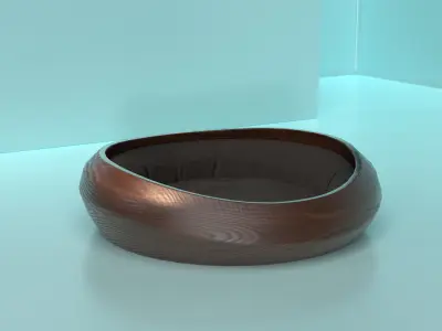 Dog Couch Free low-poly 3D model