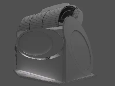  kiosk partition booth a56 3D model