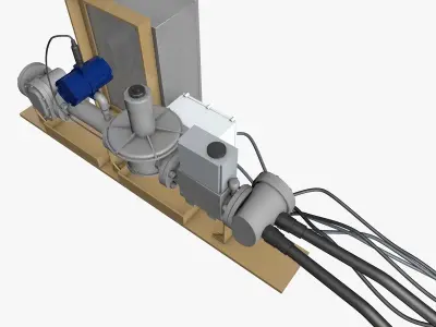 Electricity Generator Model 3D model