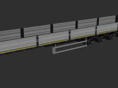 kassbohrer semi trailer 3D model