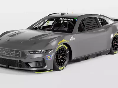 2026 NASCAR Cup Series Wild Horse Race Car 3D model