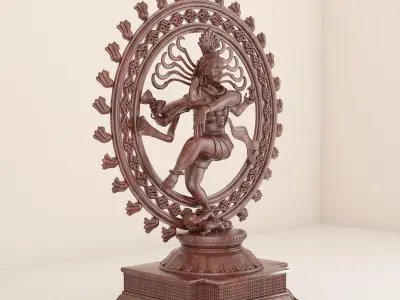 Shiva Nataraja 3D Sculpture 3D model