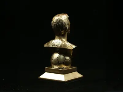 Lionel Messi Stand Ball Collectible Bust Free 3D print model