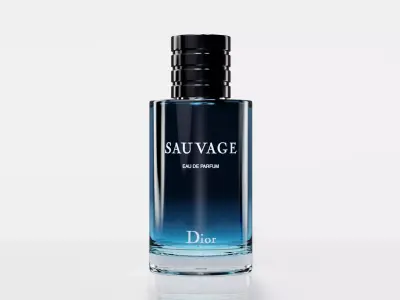 Dior Sauvage 100ml perfume Bottle 3D model