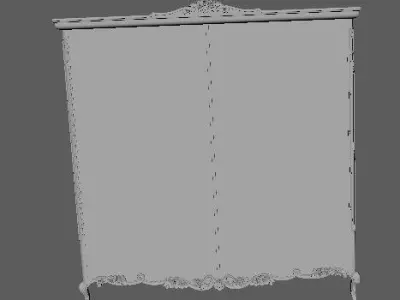 wardrobe for bedroom 3D model