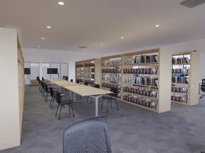 LIBRARY 3D model purchase