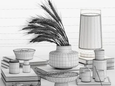 Decorative Set 04 3D model