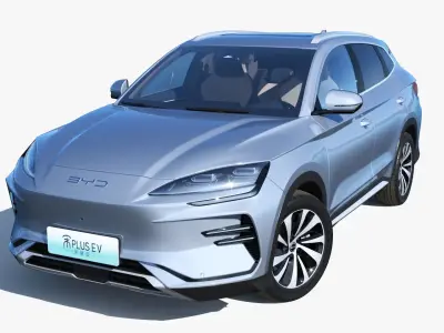 2024 BYD Seal U EV Song Plus with interior 3D model