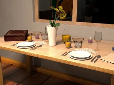 laos Tarsila and The Music 3D model