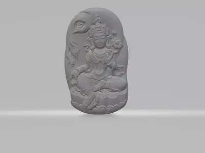 Phoenix Sitting Tara Tara Pendant 3D print model