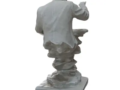 pianist man statues Free 3D model