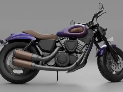 Cruiser Bike 3D model