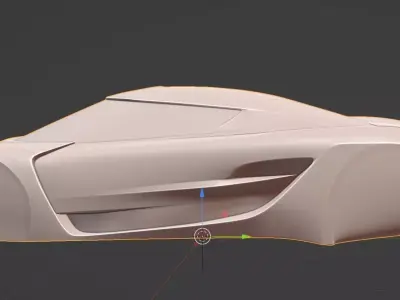 koenigsegg jesko Speedform Supercar 3D print model