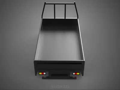 PICKUP TRUCK BED FLATBED CARGO TRAY PICK UP FLAT DECK BAKKIE UTE 3D model