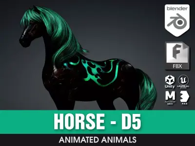 Horse-D5 3D model