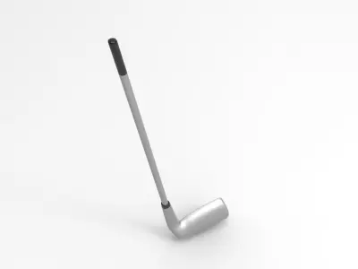 Golf Stick Low-poly 3D model