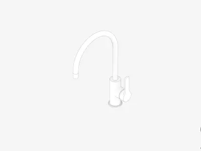 Sink Mixer - Luxury - Sublime Low-poly 3D model