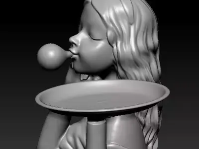  Decorative statue 3D print model