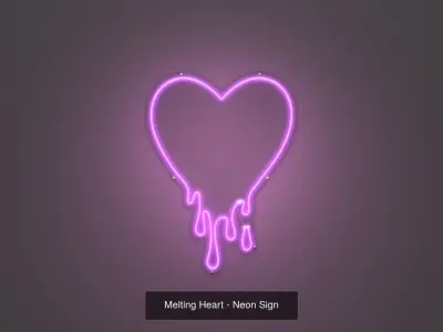 Love Pack - Neon Signs 3D Model Collection