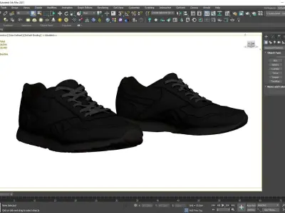 Shoes Low-poly 3D model