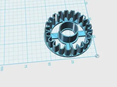 Cog  Gear Engineering cookie cutter 3D print model