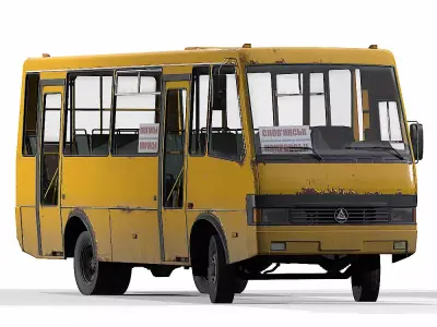 BAZ - A079 Etalon Low-poly 3D model