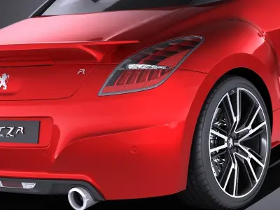 Peugeot RCZ R 2015 VRAY 3D model