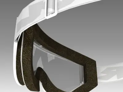 Generic Motocross Goggles 3D model