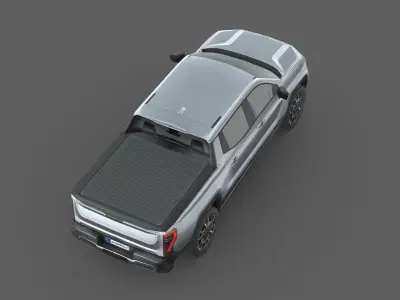 GMC Sierra EV 2024 Low-poly 3D model