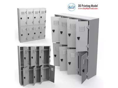 Locker 3D print model