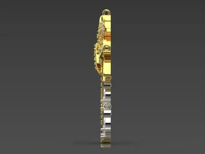 beard jewelry pendant jp0289 3D print model