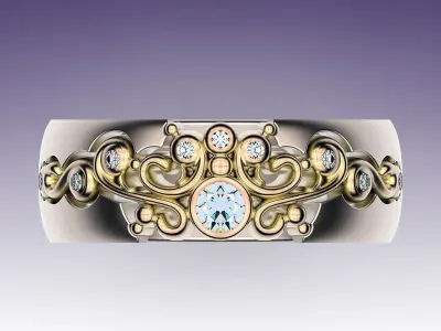 Ring Tracery  3D print model