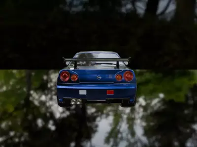 Nissan r34 Nissan for Paul Walker 3d model 3D model