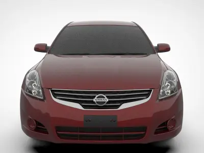 Nissan Altima 2010 2-5S HQ Mid-Poly 3D model