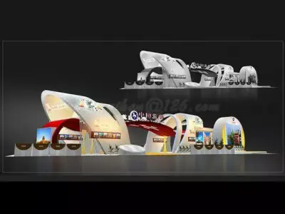 Exhibition - Area - 15X23-3DMAX2009-04 3D model