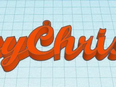 Pack of 6 Christmas Decorations 3D print model