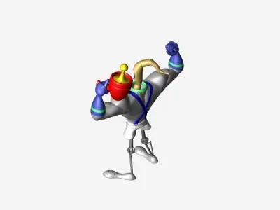 Toy - Earthworm Jim Free 3D model