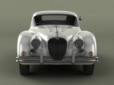 Jaguar XK150 S Fastback 3D model