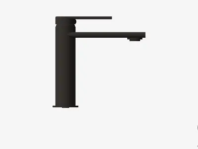 Basin Mixer - Luxury - Green Low-poly 3D model