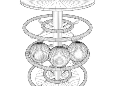 Bowling Table 3D model