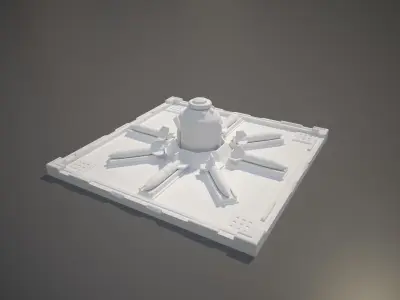 Bio-Rocket Launch Facility 3D print model