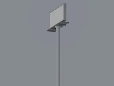 Advertising Board 3D model