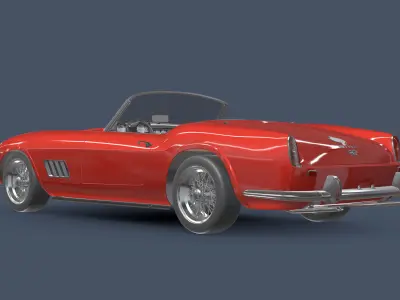 Ferrari 250 GT California Spyder - 1960-1963 3D model