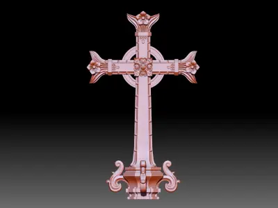 3d model of the cross 3D model