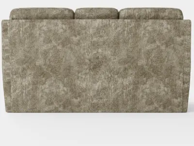 Sable Sofa Low-poly 3D model