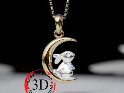 Pendant for easy printing 3D print model Free 3D print Free 3D print model